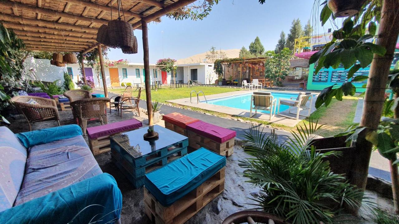 The Upcycled Hostel Huacachina Ica Buitenkant foto