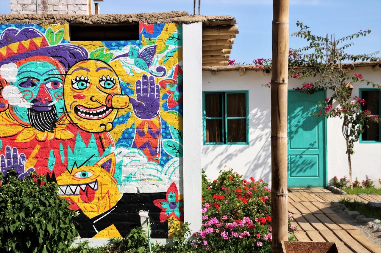 The Upcycled Hostel Huacachina Ica Buitenkant foto