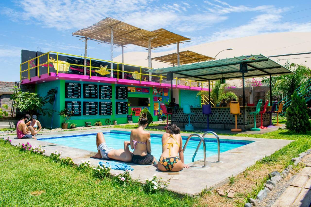The Upcycled Hostel Huacachina Ica Buitenkant foto